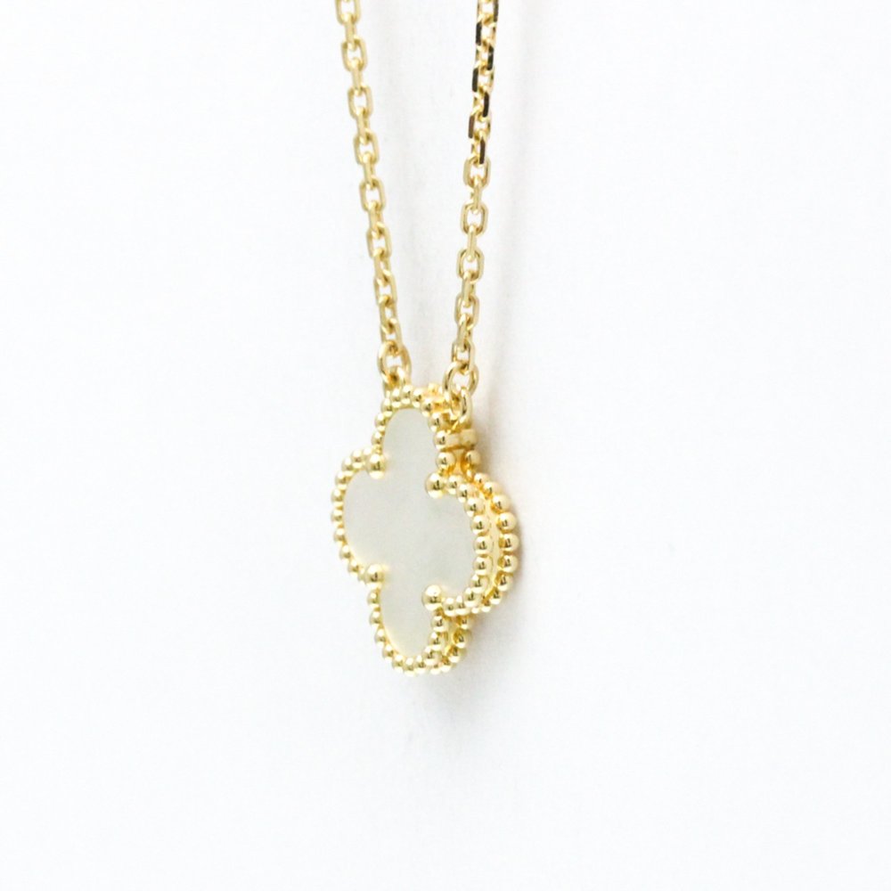 Van Cleef & Arpels Vintage Alhambra Yellow Gold (18K) Mother Of Pearl Men,Wom... - Picture 2 of 11